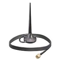 Linx Technologies - TE Connectivity ANT-5GW-MMG2-SMA-3 Magnetic Antenna 5G Cellular Wideband Dipole Whip Antenna, Magnetic Mount, 3 m Cable, SMA Plug