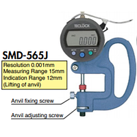 TECLOCK SMD-565J Standard Digital Thickness (0~15 mm, 0.001 mm)