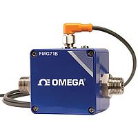 OMEGA FMG72B-BSP Pulse or Current Output Low Flow Electromagnetic Flow Meter (± 1.5 %, 90 °C, 15.85 GPM, 1/2 in, BSPP Male, PEEK, Aluminum, 24 Vdc, M12 4 pin Female)