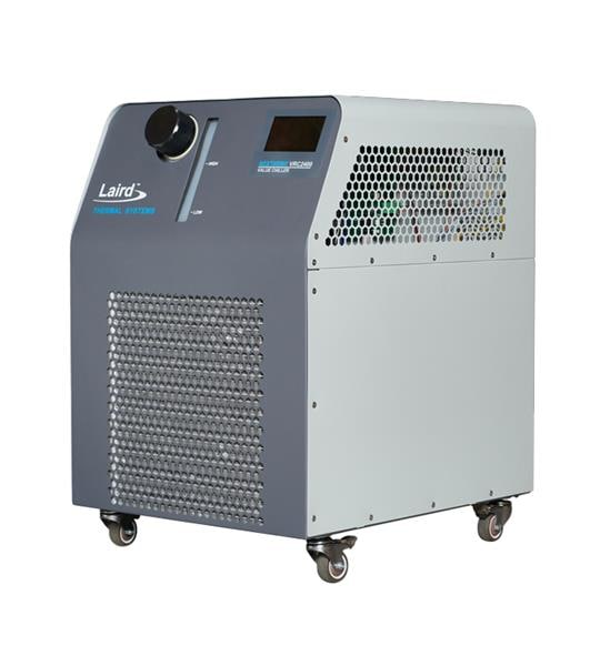 Recirculating chiller equipment for liquid temperature control in thermal management systems