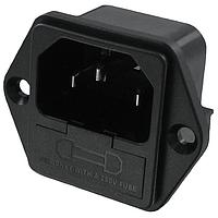 Qualtek Electronics 719A-00/63 Inlets SCREW MT/6.3mm TERM 2 ACTIVE FUSES