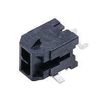 Molex 218216-0200 Headers Micro-Fit+ RA Header SMT 3mm Pitch Dual Row 2 Ckts (Sn) Plating Glow-Wire Solder Nail Blk Reel