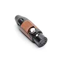 Amphenol Audio AX5FB1M Connectors 5P SOCKET F PLUG BLK W BRN MRK SLEEVE