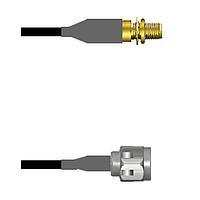 Amphenol Custom Cable Q-3202K000M144i RF Cable Assemblies SMA-SJB/N-SP LMR24 144I