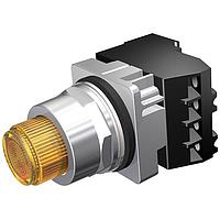 SIEMENS 52PT6G9A Push-to-Test PTT PL/ILL PB,AMB,XFMR,INC,120V,1NO-1NC