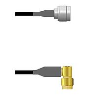 Amphenol Custom Cable Q-2N0360008011i RF Cable Assemblies N-SP/SMA-RP RG58 11I