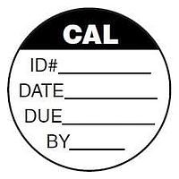 Q-Cee's - TE Connectivity QCC558 Labels and Signs CIRCLE 5/8" CA Sold by Pack of 200