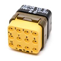 DEUTSCH - TE Connectivity DMC-M 12-20 AD Rectangular MIL Spec Connectors DMC-M 12-20 AD