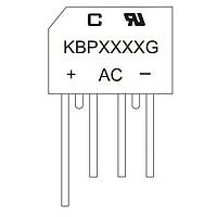 Comchip Technology KBPC2506W-G Bridge Rectifiers VR=600V, IO=25A