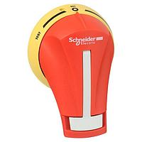 SCHNEIDER GS2AHT420 Switch Actuators Handle Red/Yellow Test Off On