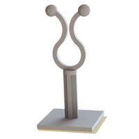 Essentra Components 23EZABS450TAB Twister for Cable Standoff Twist Lock, Adhesive, .450 Hold Dia