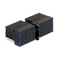 3M Electronic Solutions Division HSHM-S176D4-8AP1-TG30 Sockets BLACK CONNECTOR SOCKET 8-ROW HSHM