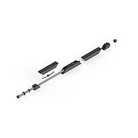 Wakefield Thermal 426D-480UMB-WN WedgeLock Card Retainer Wedgelock, Aluminum, Black Anodized, 0.260x0.225x0.4.80 Inch, Nut