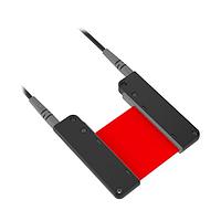 Banner Engineering PIRSL1X326T5-40 Array and Slot Fiber Optic Plastic Fiber; Opposed Mode; Core Diameter: 32 x 0.25 mm; Fiber Length 2 m; Rectangle; Array Length 40 mm; Lensed Emitter Array, Sideview; T5 Termination