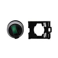 Eaton M22-WLKV-G Knob, Two Position ILL V-POS MTN SEL SWTCH SIL-BZL GRN