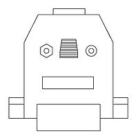 Kobiconn 156-2015-EX EMI/RFI Backshell 15C LOCKING PLASTIC