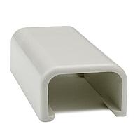 HellermannTyton TSRP1FW-14 Wire Ducting & Raceways Splice Cover, 3/4", PVC, Office White, 10 Individual/bg