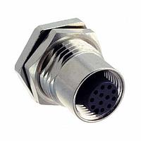NorComp 860-012-213R004 Connectors IP67 Female M12 Panel Mount 12 Position Straight Dip Solder