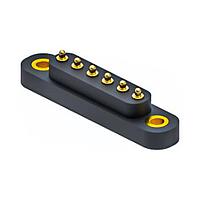Mill-Max 858-22-006-80-012101 Spring-Loaded Spring-Loaded Header VertMt Sldrless 6Pi
