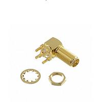 Adam Tech RF2-100D-T-00-50-G-HDW-RP Connectors SMA R/A RP JACK PCB MOUNT19.4MM,