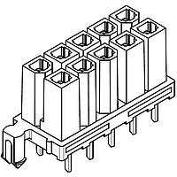 Molex 15-24-7187 Power MiniFit BMI 18Ckt VRT HDR D/R V-0