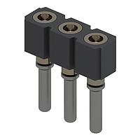 Mill-Max 714-43-103-31-018000 Interconnect Socket Strip STANDARD RECEPTACLE CARRIER