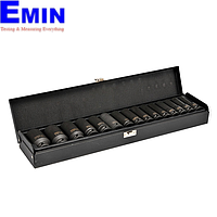 Yato YT-1055 Hexagonal deep impact socket set 1/2"-15pcs