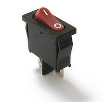 E-Switch R6ABLKREDAFSPECIALRED Rocker Switches 10A 250VAC SPST Silver Contact