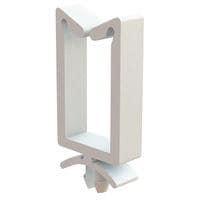 Essentra Components WS-1-01 Lock Mount Wire Sdl,Snap Lck Mnt,Natural