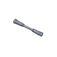 Amphenol LTW AB-DC05BL-DCBL-QE004 Sensor Cables / Actuator Cables X-Lok, Large Size, Plastic, 20A, 05 pins, Female Connector, Male Contact, Straight-to-Straight, Push Lock, Overmolded Double Ended, Length 4000mm, IP68