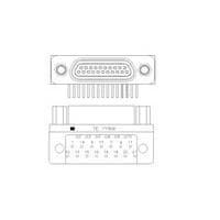 Raychem - TE Connectivity 1532260-8 Micro-D D-Sub Connectors M83513/13-C02NP MCKS-N1-P-21SRT1A
