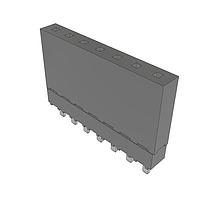 Samtec ESW-107-12-L-S Stackthrough .100" Elevated Socket Strip