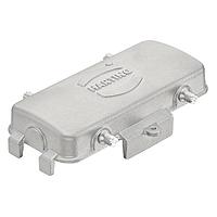 HARTING 19440105402 Accessories 10B INOX (Stainless Steel) Cover for Hood, Double Lever, w/ lanyard (FPM seal)
