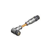 Amphenol CONEC 43-10924 Sensor Cables / Actuator Cables CNCT CBL M12X1FB FML ANG MALE CNCTR AXL