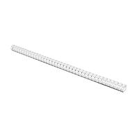HellermannTyton 164-21008 Wire Ducting & Raceways HelaDuct Flex20 Wiring Duct, 0.78" Dia., 19.7" Length, Non-Adhesive, PP, White, 70/ctn