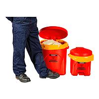 Sysbel WA8109600Y 14 Gal Yellow Biohazard Waste Can