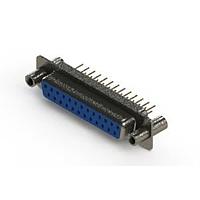 EDAC 628-M25-321-LN4 D-Sub Connectors - Standard Density Vertical Machined D-Sub Connector