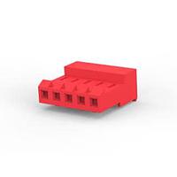 AMP Connectors - TE Connectivity 3-641150-5 Receptacle Housing 05P MTA156 ASY 22AWG RED LF