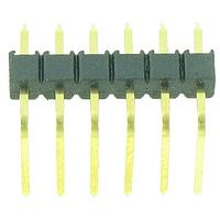 3M Electronic Solutions Division 929550-01-06-I Pin Strip 6P R/A 1 ROW GOLD
