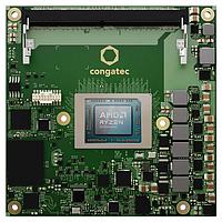 congatec conga-TCR8/8640U congatec COM Express Type 6 Compact module based on AMD Ryzen Embedded 8640U with 6 cores 3.2GHz up to 4.9GHz (boost) Integrated XDNA NPU Integrated RDNA 3 Graphics 22MB cache Dual channel SODIMM DDR5 5600 MT/s memory interface Commercial temperature ra