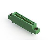 EDAC 345-015-524-403 With Flanges .100" (2.54mm) Pitch Card Edge Connector