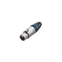 NEUTRIK NC3FXX-D Cable Connectors 3P F CBLE END XX SER NICKEL/SILVER BULK