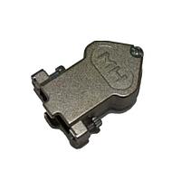 MH Connectors MHDU45ZK9-K D-Sub Backshells 9 Way dual entry diecast hood