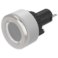 EAO K14-040.210091 Panel Mount Indicators / Switch Indicators Indicator-Set flat lens clear flat ST/PT 24VAC/DC