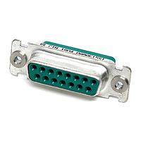 Cinch DAMAF15ST Receptacle DSUB 15 F CRIMP FLOA G30 TIN