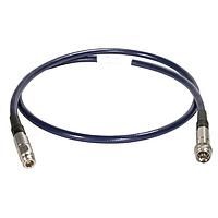 HUBER+SUHNER ST18A/11N468/21N409/1500mm RF Test Cables Sucotest 18A armoured Test Lead up to 18 GHz, 1.5m length, with straight N male and N female connectors, for heavy duty, outdoor and harsh environment measurements