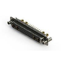 EDAC 628-21W4624-4T4 Mixed Contact D-Sub Connectors Vertical Combo Dsub
