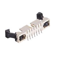 Amphenol FCI 10078995-G02-14ALF Shrouded 14P EJECT LATCH HDR