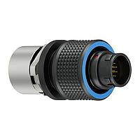 ODU C10WCM-P12XMM0-0000 Plugs ODU AMC HD Straight plug with screw-lock, Size 0, IP6K8 / IP6K9K, 12 Contacts, C (blue) Key