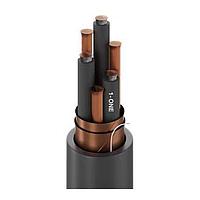 Belden 29529T 0101000 Multi-Conductor Cables Belden 100% Ground Flexible VFD, 3 Conductor 1/0AWG (7x19x21) Tinned Copper XLPE Insulation M4 Color Code + 1/0AWG Symmetrically Segmented Ground (3 of 4AWG) Bare Copper Stranded, Overall Dual Copper Tapes Helically Applied Shield, Black LSZH Outer J